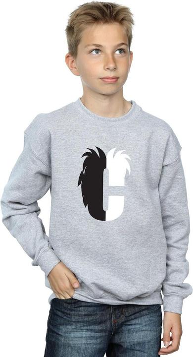 Produktbild Disney Alphabet C Is For Cruella De Vil Sweatshirt Jungen (128)