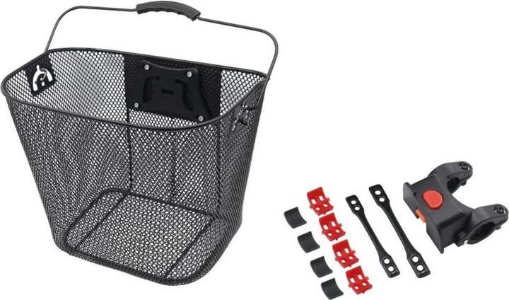 OEM Bicycle accessory Front bicycle basket with quick release FSBKT-013 black