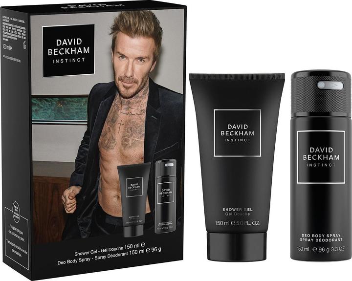 David Beckham - XMAS Instinct Deo Spray 150 ml + Shower Gel 150ml (Perfume set)