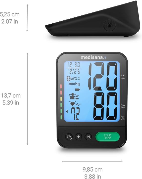 Produktbild Medisana BU 580 connect Oberarm-Blutdruckmessgerät grosse Manschette 23-43 cm