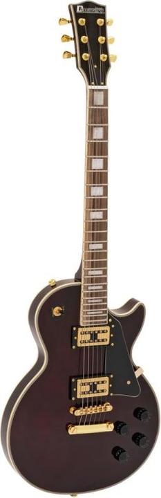 Actual product image Dimavery LP-700 electric guitar, burgundy (Electric guitar)