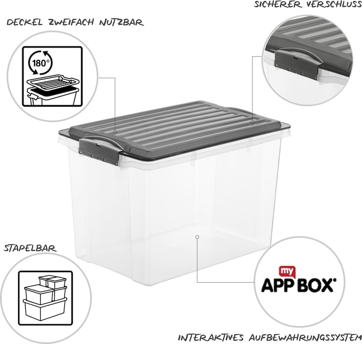 Immagine prodotto Rotho Compatto (39,5 x 27,5 x 27 cm, 19 l)