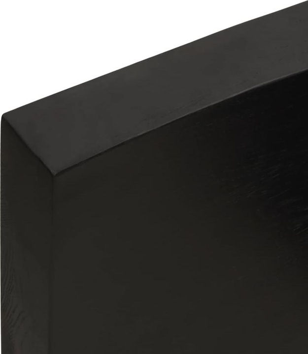 Actual product image VidaXL Tischplatte 100x50x6 cm Massivholz Eiche Behandelt (100 x 50 x 6 cm)