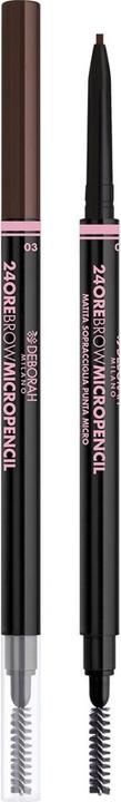 Deborah Milano Matita per sopracciglia Brow Micropencil 03 Marrone Scuro (Dark Brown)