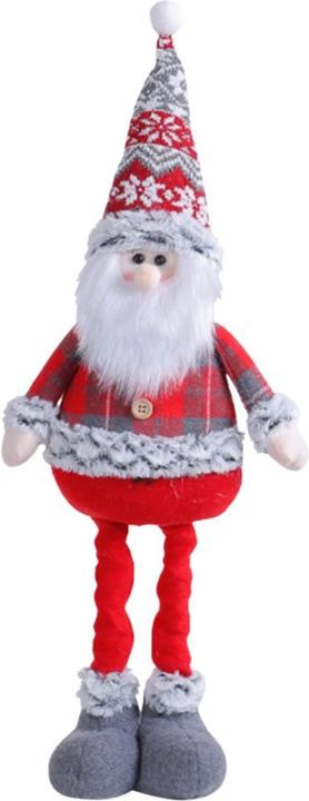 Hermex Weihnachtsmannfigur Deko-Weihnachtsmann Stehfigur Weihnachtsmann