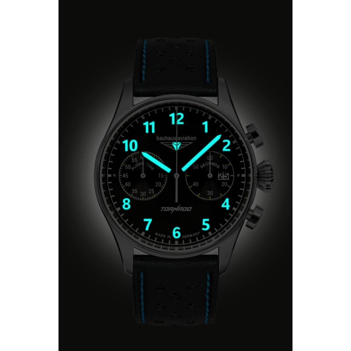Thumbnail - Bauhaus, Armbanduhr, 27703, Schwarz, (Chronograph, 42 mm)