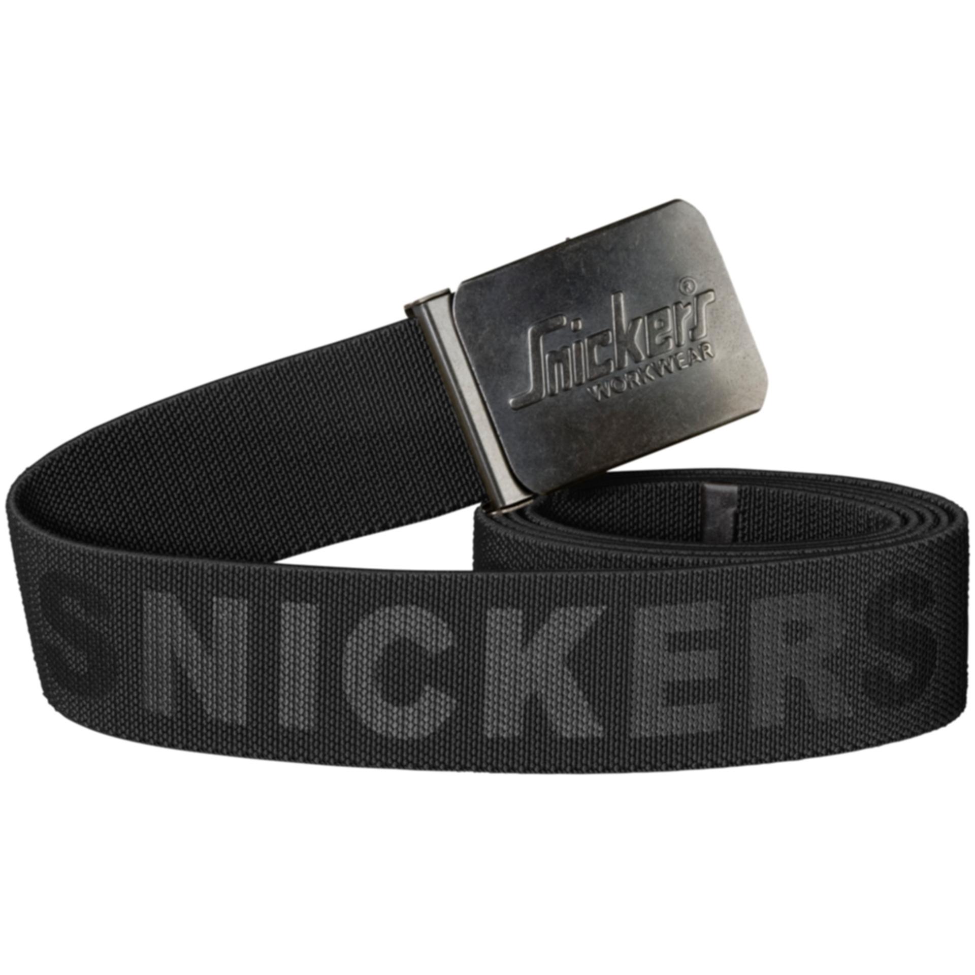 Hultafors, Uomini, Cintura, 9025 Cintura ergonomica, nera con logo Snickers Workwear, taglia unica, Nero