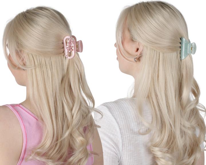 Immagine prodotto Trisa Fashion Set Haarklammern mit Strass Crème 2 Stk. (2 pz.)