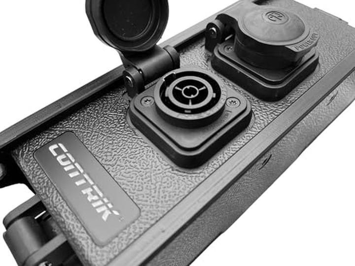 Actual product image Contrik 1027452 1 socket outlet distributor black