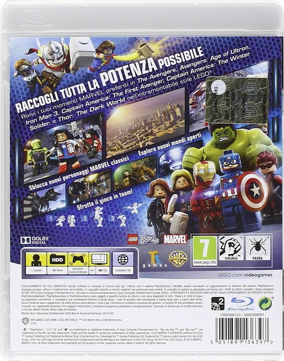 Produktbild Warner Bros LEGO Marvel's Avengers (PS3)