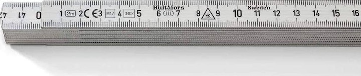 BMI Light metal folding rule (cm)
