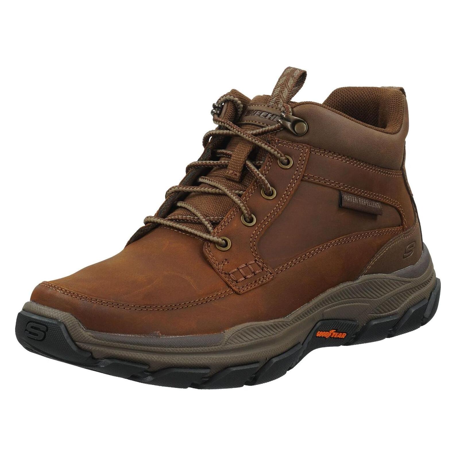 Skechers, Herren, Boots + Stiefel, Stiefelette, Braun, (44)