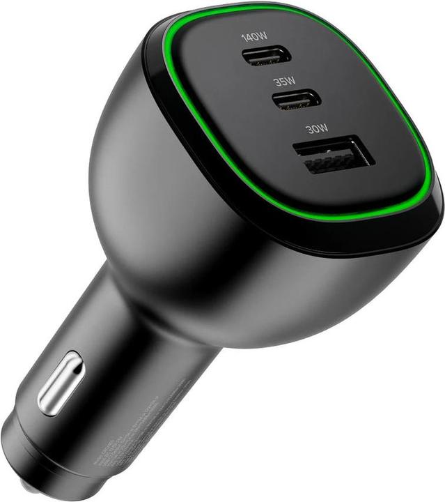 Produktbild Alogic Lagegerät Auto 165W 2xUSB-C+1xUSB-A + 240W Kabel 1m