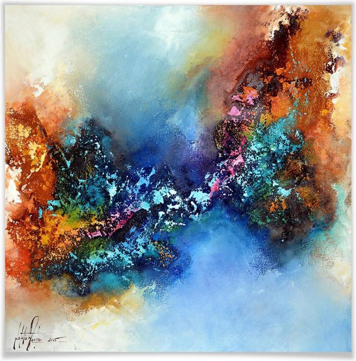 Produktbild Trenddeko Fedrau - Polarlicht 02 (50 x 50 cm)