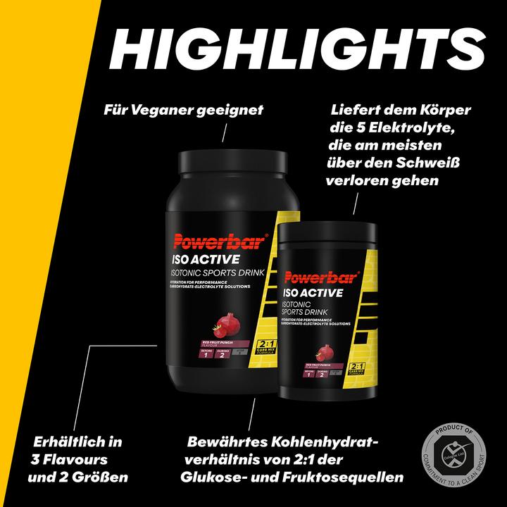 Produktbild Powerbar Isoactive (Himbeere, Granatapfel, 1 x)