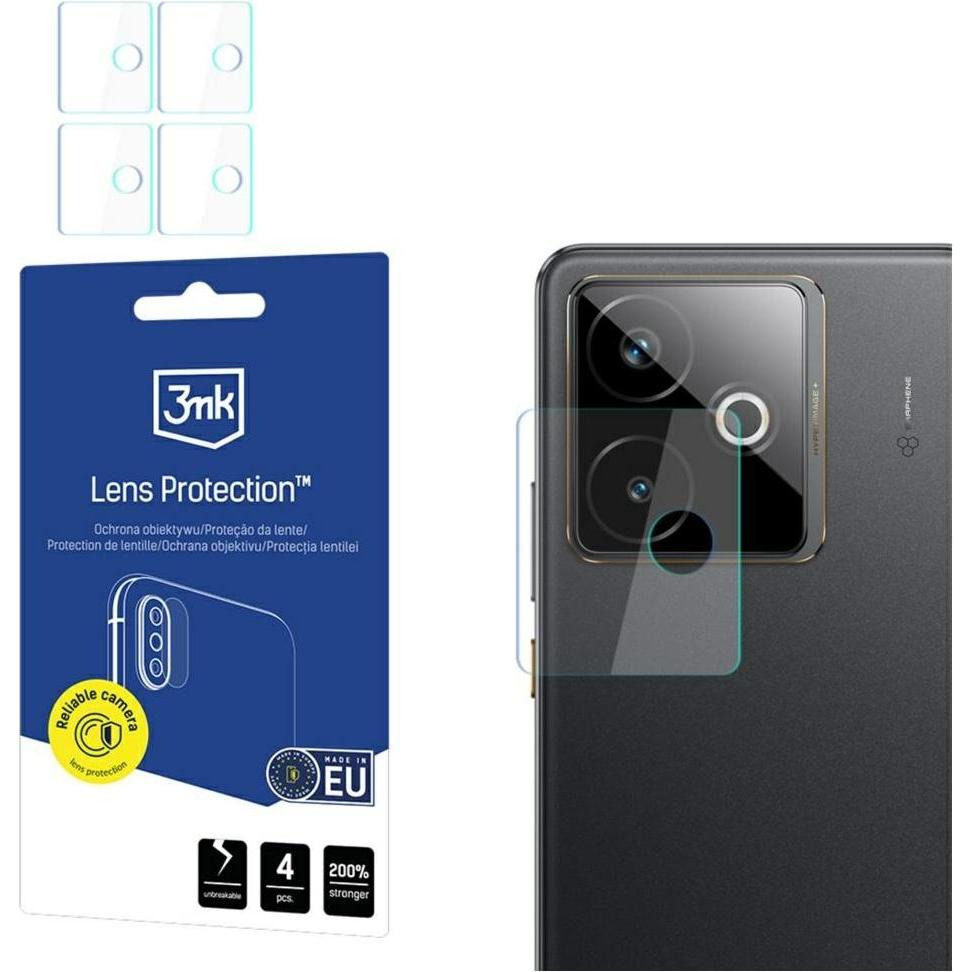 3MK Ochrona na obiektyw aparatu Lens Protect do Realme GT 7T 4szt (4 pz., Realme GT7), Pellicola protettiva smartphone