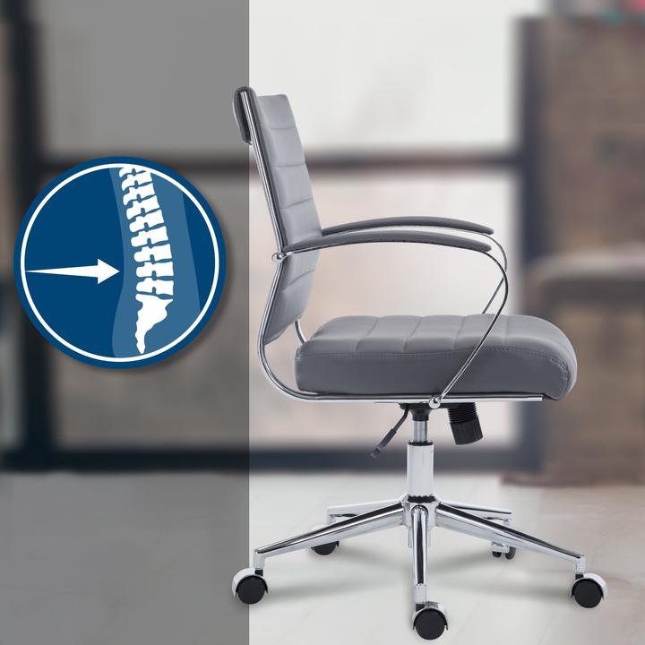 Actual product image CLP Oakland office chair, height-adjustable and swivelling
