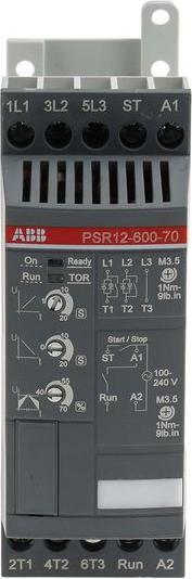 Actual product image ABB PSR12-600-70 softstart, 5.5kW, 12A