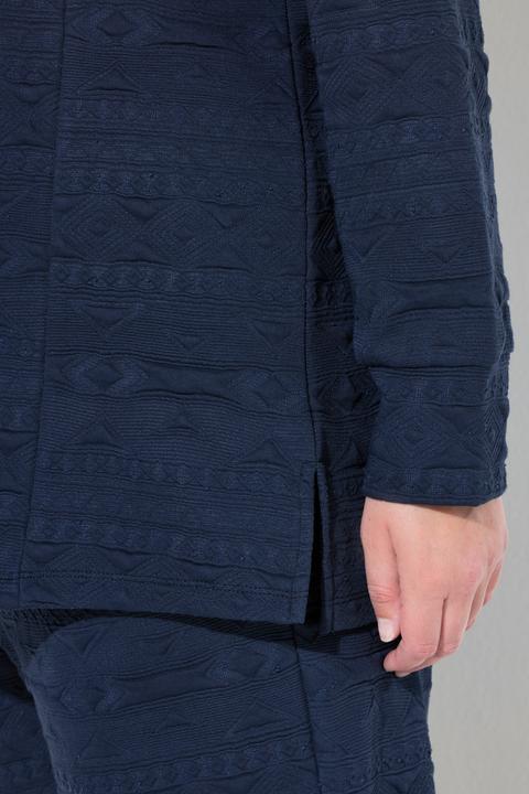 Produktbild Ulla Popken Sweatshirt, Schalkragen, Langarm (54)