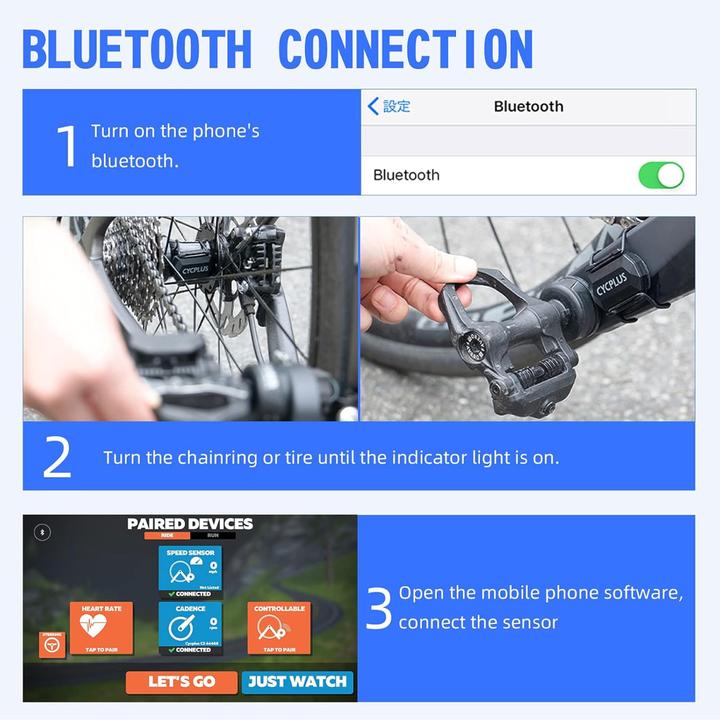 Actual product image Cycplus Cadence speed sensor C3