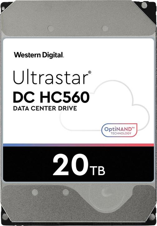 Productafbeelding WD Ultrastar 0F38754 interne harde schijf 3,5" 20 TB NL-SATA (20 TB, 3.5")