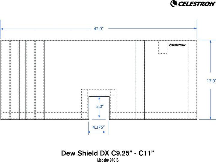 Actual product image Celestron Dew cap DX C9.25-C11