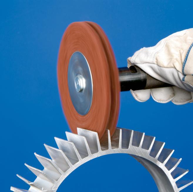 Produktbild Pferd Schleifvliesscheibe POLINOX Ø 150 mm 100 braun Bohrung 13 mm (100)