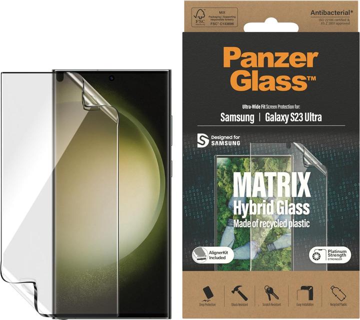 Actual product image PanzerGlass Ultra-Wide Fit (1 Piece, Samsung Galaxy S23 Ultra)