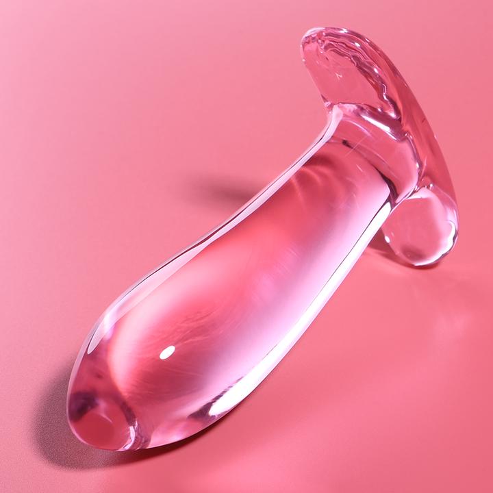 Actual product image Ibiza NEBULA SERIES BY ™ - MODEL 5 ANAL PLUG BOROSILICATE GLASS 12.5 X 3.5 CM PINK