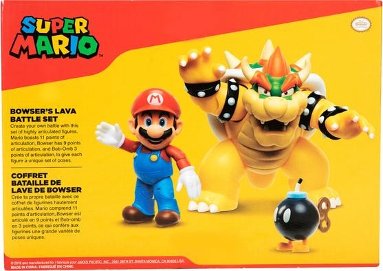 Image du produit Jakks Pacific World of Nintendo: Mario vs. Bowser Lava Battle