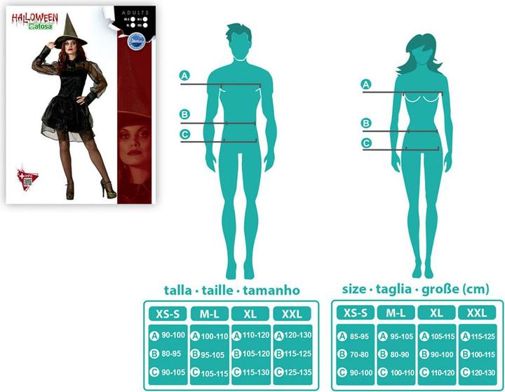 Produktbild Carnival Toys Verkleidung Hexe XXL (XXL)