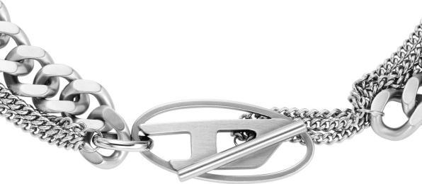 Image du produit Diesel Kette OVAL D LOGO (Acier inoxydable)