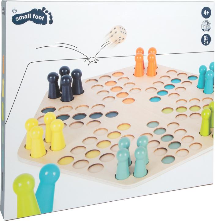 Actual product image small foot Ludo (German, 2 - 6 Players)