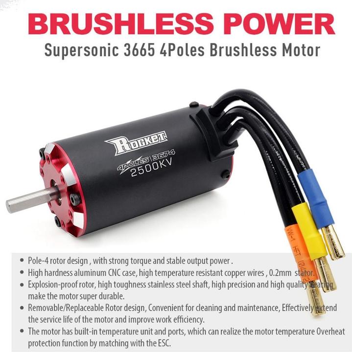 Produktbild Surpass Hobby Rocket V2 supersonic 3674 4 poles 2150KV