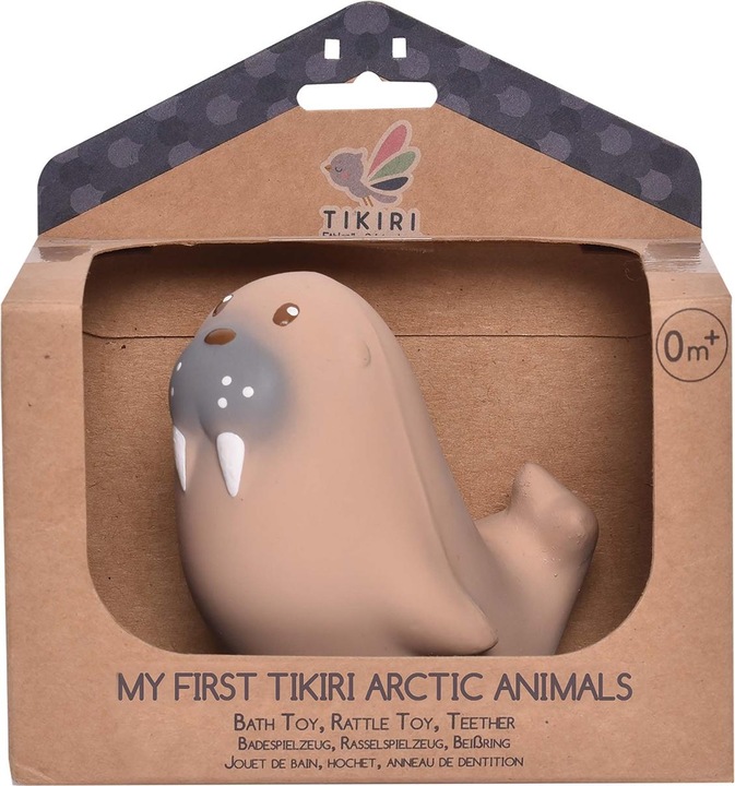 Actual product image Tikiri Rattle sea lion natural rubber