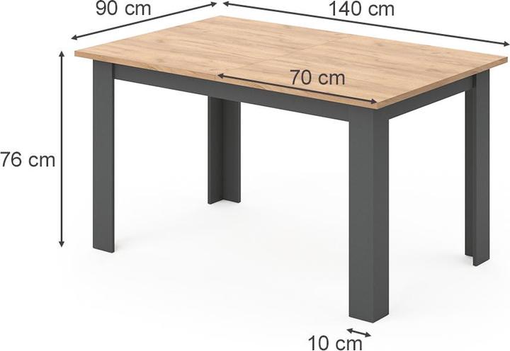 Produktbild Vicco Karlos (140 x 90 x 76 cm)