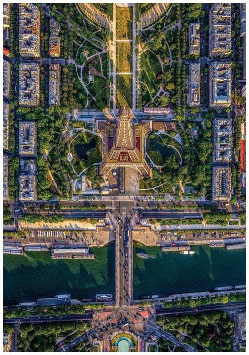 Actual product image Clementoni Puzzle Flying Over Paris 1500 pièces (1500 pieces)