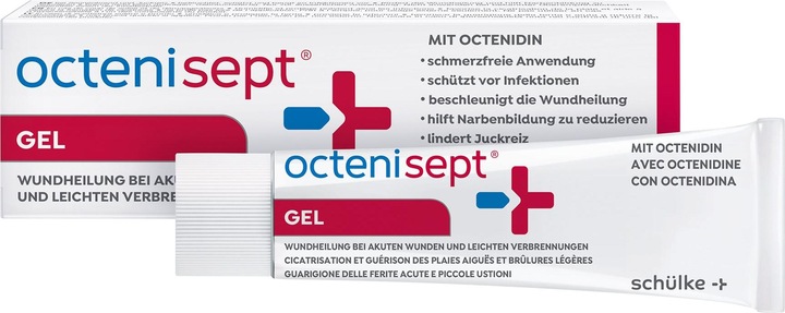 Nutritional values and ingredients Octenisept Wound gel (20 ml, Gel)
