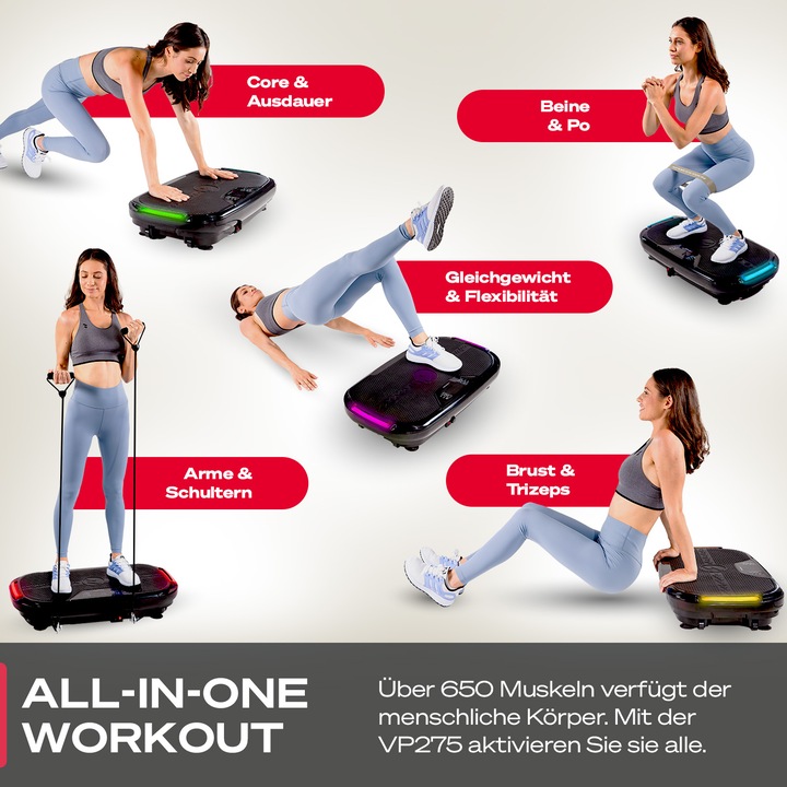 Actual product image Sportstech Vibration plate VP275