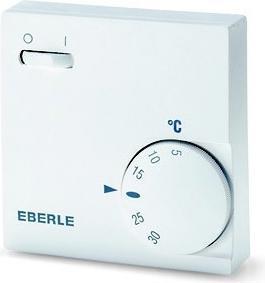 Produktbild Eberle Controls EBERLE RTR R1w Raumregler, 5-30C, AC 230V, 1Wechsler, 1 RTRR1W