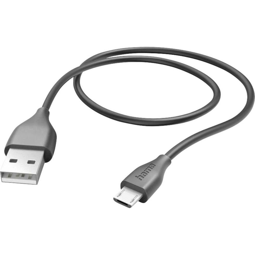 Hama USB A – MIcro USB B (1.50 m, USB 2.0), USB Kabel