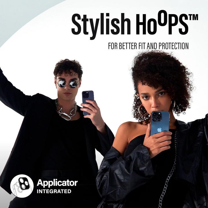 Actual product image PanzerGlass Hoops Camera Lens Protector (1 Piece, Apple iPhone 16 Plus, Apple iPhone 16)