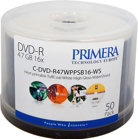 Primera DVD-R Inkjet Gloss 50 discs (50 x)