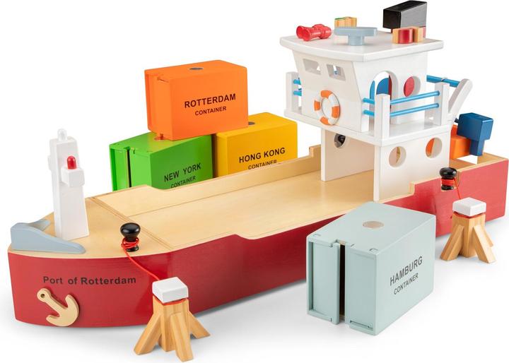 Image du produit New Classic Toys Navire porte-conteneurs