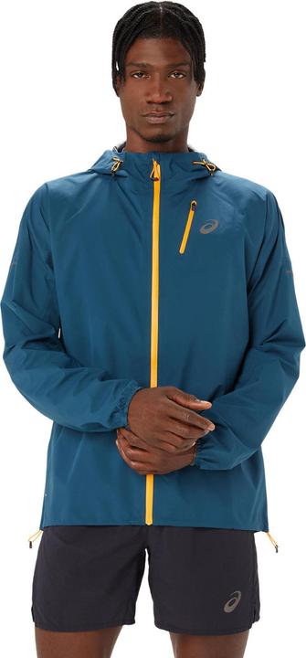 Actual product image ASICS Performance Fujitrail Waterp Jacket Men Magnetic Blue (S)