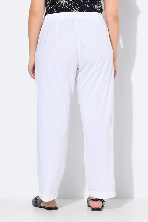 Produktbild Ulla Popken 7/8-Chinohose Ruby, Elastikbund, weites, gerades Bein (44)