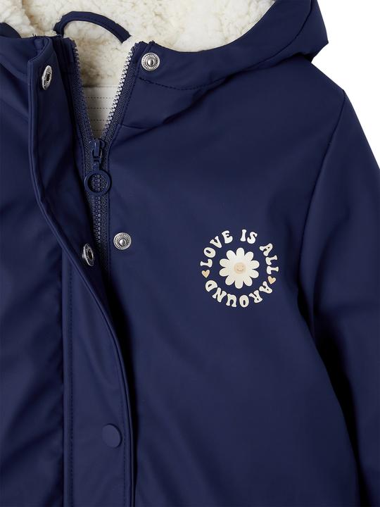 Immagine prodotto Vertbaudet Mädchen Regenjacke mit Kapuze & Teddyfleece-Futter (98)