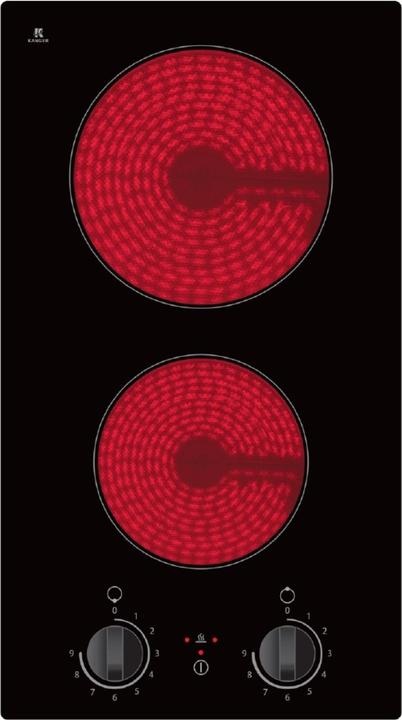 Image du produit PKM Kochfeld Autark Glaskeramik EB-GK2KG (29 cm, Table de cuisson en vitrocéramique)