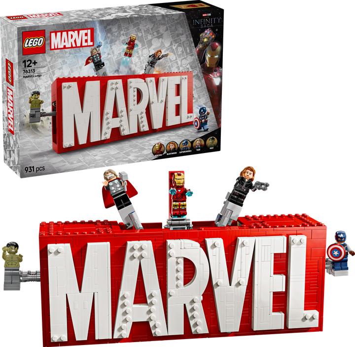 Produktbild LEGO Logo & Minifiguren (76313, LEGO Marvel)
