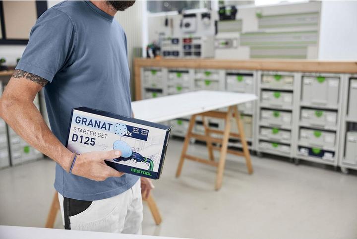Produktbild Festool Schleifmittel D125 GR-Set (120, 180, 220, 320, 60, 80, P 80+)
